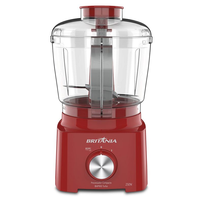 ProcessadorBritania250WTurboVermelhoBMP900V127Volts