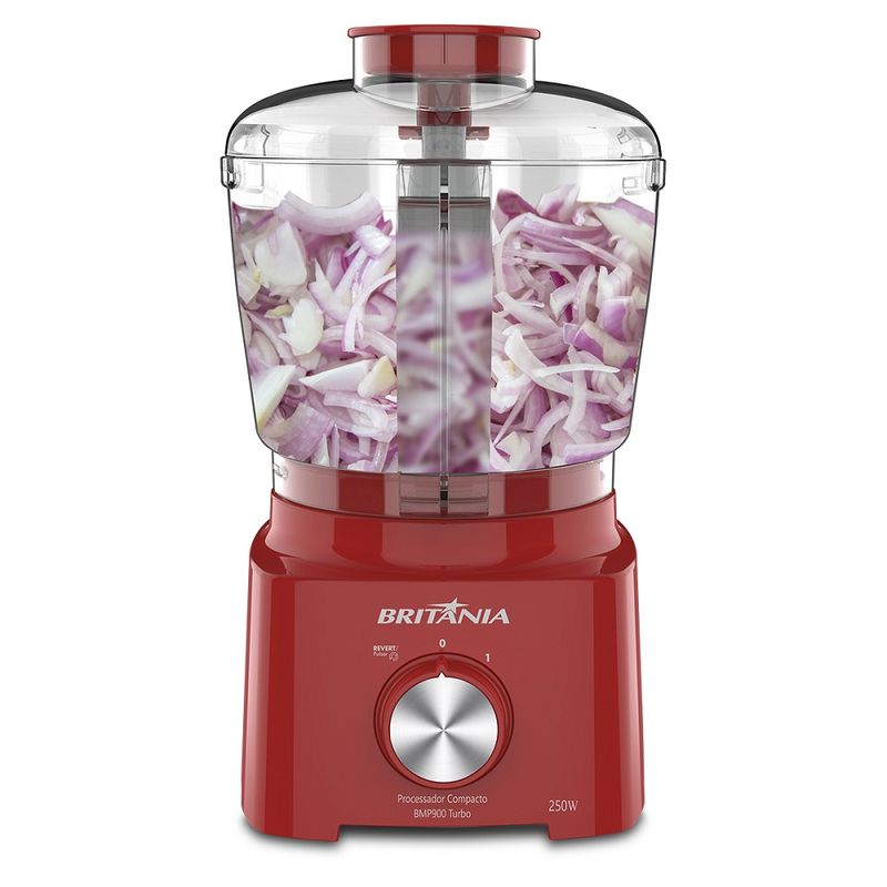 ProcessadorBritania250WTurboVermelhoBMP900V127Volts