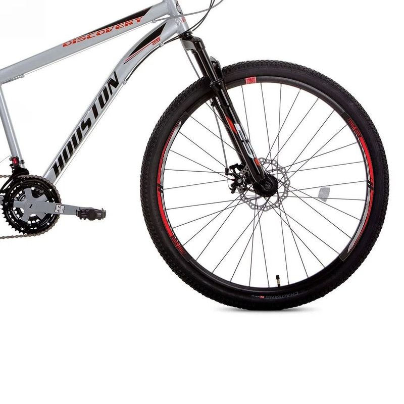 Bicicleta Houston Aro 29 Discovery Prata Friopeças