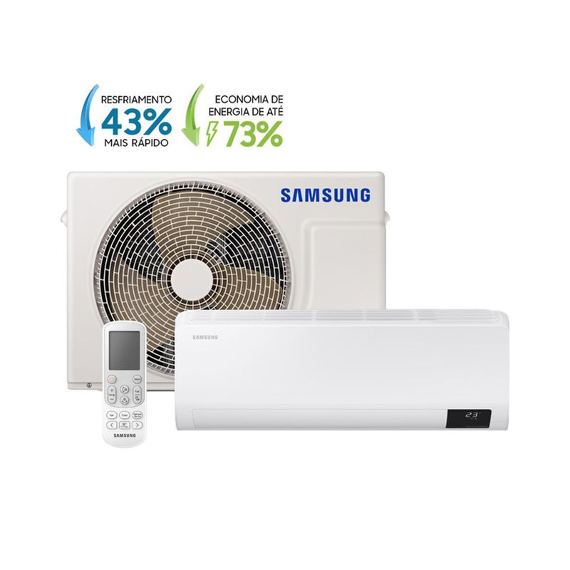 Ar Condicionado Split Samsung Digital Inverter Ultra 12000 Btuh Frio Ar12bvhzcwknaz 220 Volts 5409