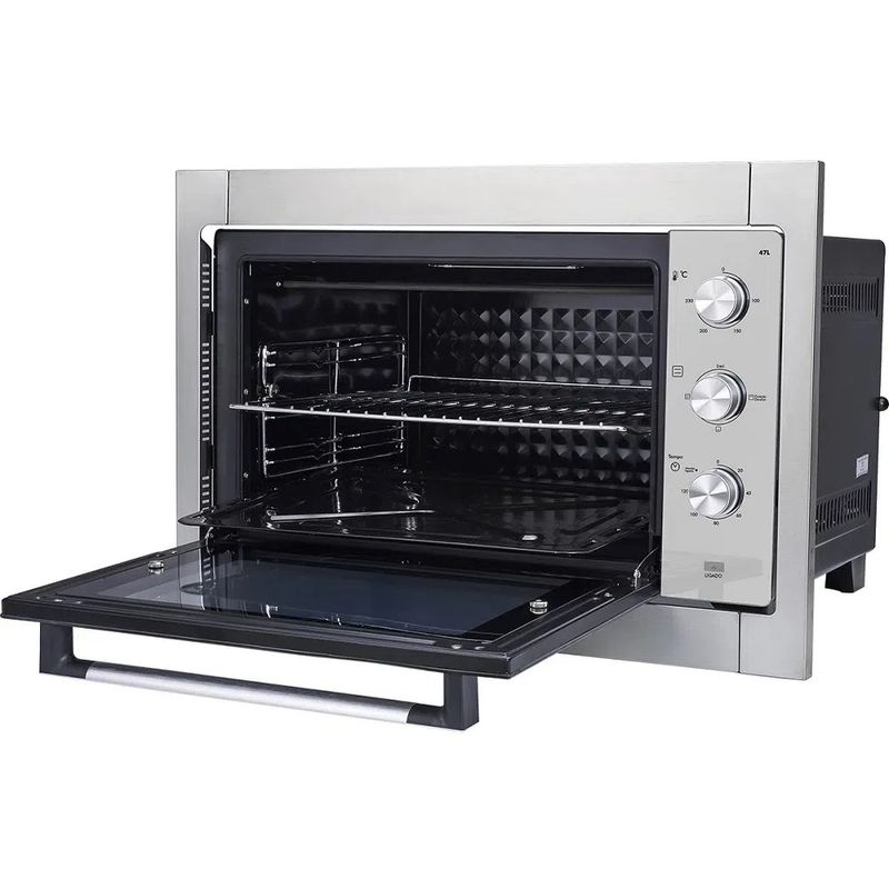 FornoEletricodeEmbutirBritania47LitrosInoxBFE47E–127Volts