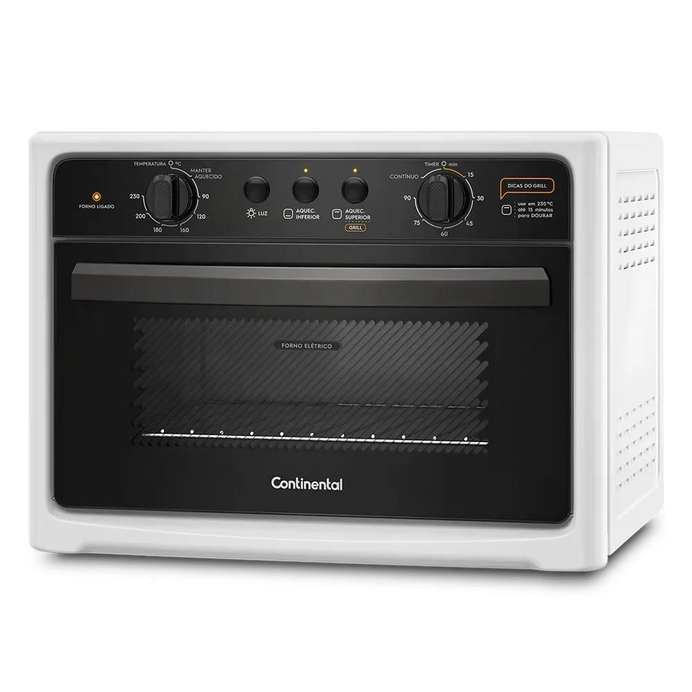 FornoEletricodeBancadaContinental44LitroscomVidroInternoRemovivelBC44B127Volts