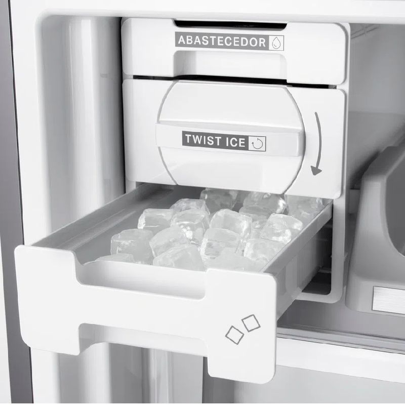 RefrigeradorBrastempFrostFreeInverse588LitrosBrancoBRE85AB–127Volts