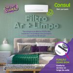 ArCondicionadoSplitHiWallConsulMaxi9000BTUhFrioCBN09CBBNA220Volts