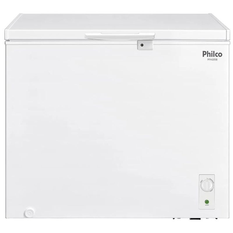 FreezerHorizontalPhilco199Litros1PortaBrancoPFH205B127Volts