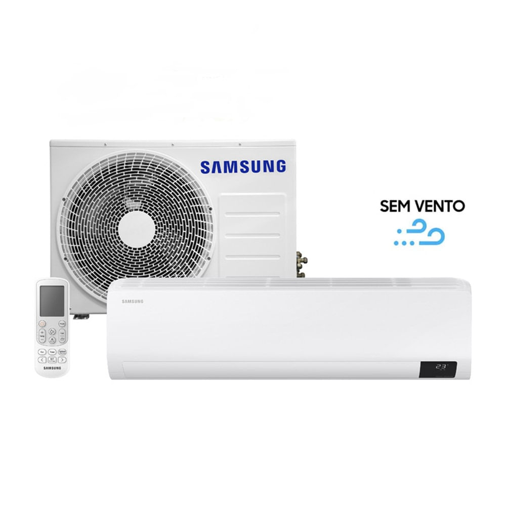 Ar Condicionado Split Inverter Samsung WindFree Sem Vento 9000 BTU/h ...