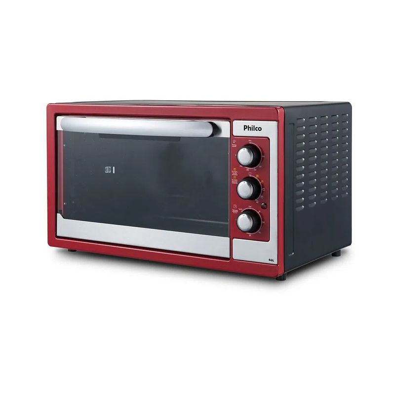 Forno-Eletrico-Philco-46-Litros-Vermelho-PFE46V-–-127-Volts