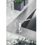 DosadordeSabaodeSobreporFranke330mlRedondoemAcoEscovado