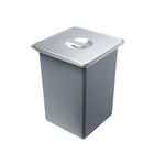 Lixeira-de-Sobrepor-Franke-10-Litros-Quadrada-Aco-Inox-Escovado