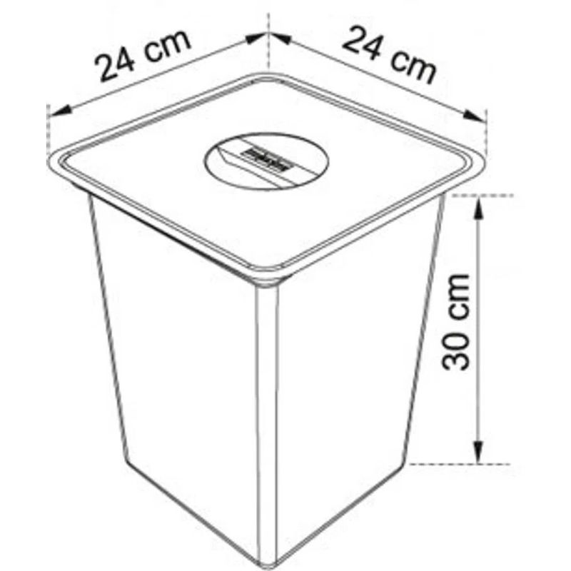 Lixeira-de-Sobrepor-Franke-10-Litros-Quadrada-Aco-Inox-Escovado