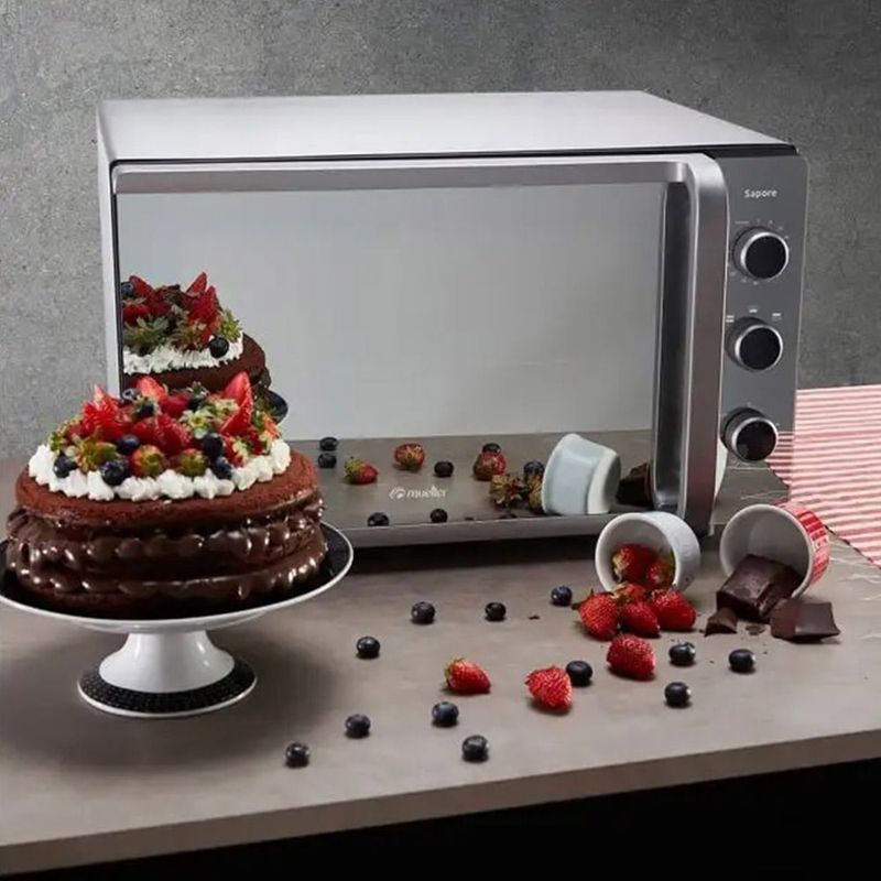 FornoEletricoMueller44LitrosInoxSapore–127Volts