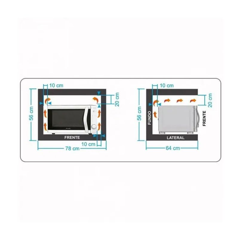FornoEletricoMueller44LitrosInoxSapore–127Volts