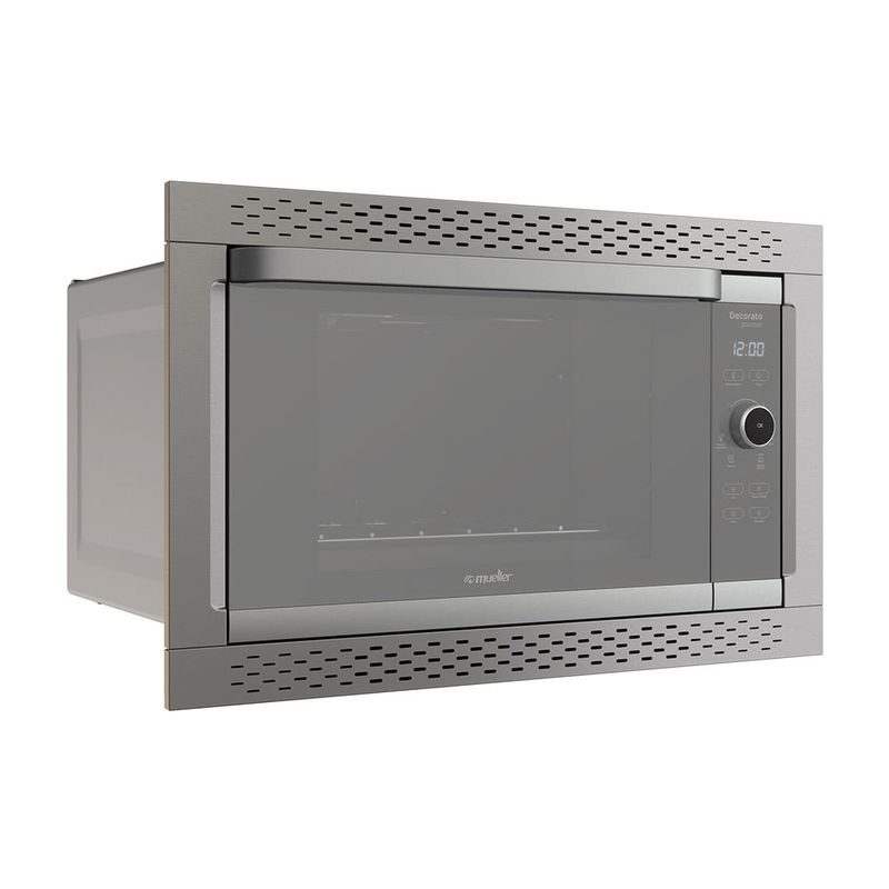 FornoEletricodeEmbutirMueller44LitrosInoxDecoratoGourmet–127Volts