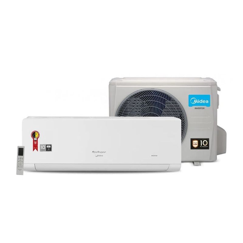 ArCondicionadoSplitHiWallInverterSpringerMideaXtremeSaveConnect18000BTUhFrio42AGVCC18M5–220Volts