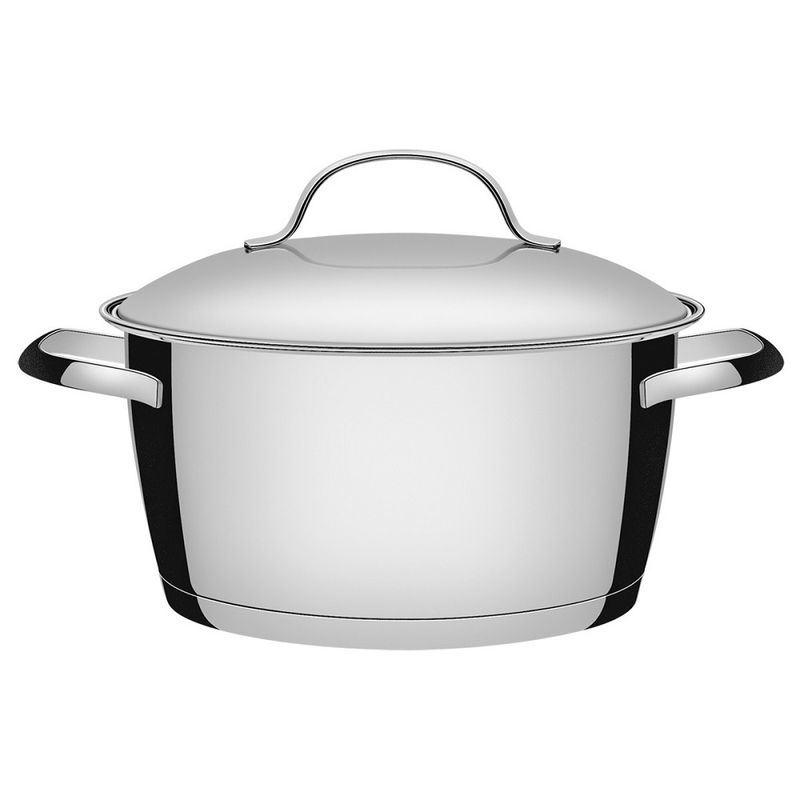 JogodePanelasTramontinaAllegra5PecasemAcoInoxcomFundoTriploeTampasdeInox