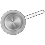 JogodePanelasTramontinaAllegra5PecasemAcoInoxcomFundoTriploeTampasdeInox