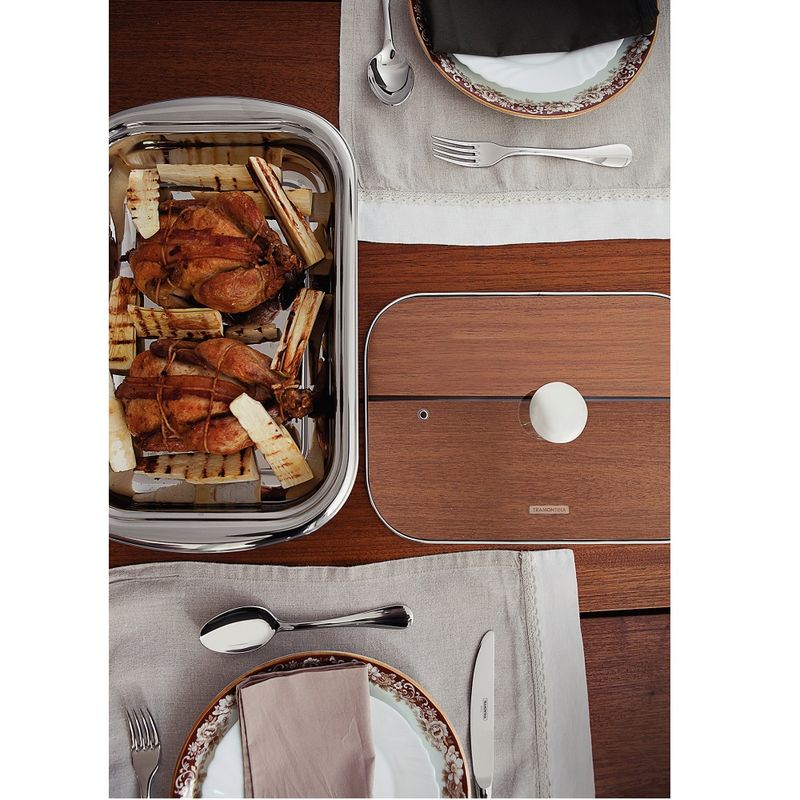 KitAssadeiraTramontina6PecasCosmosAcoInox