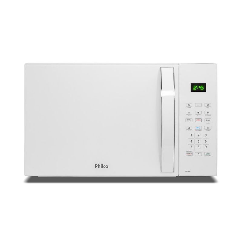 MicroondasPhilco34LitrosLimpaFacileTiraOdorBrancoPMO34BB220Volts