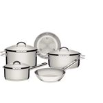 ogodePanelasTramontinaSolar5PecasemAcoInoxcomFundoTriplo