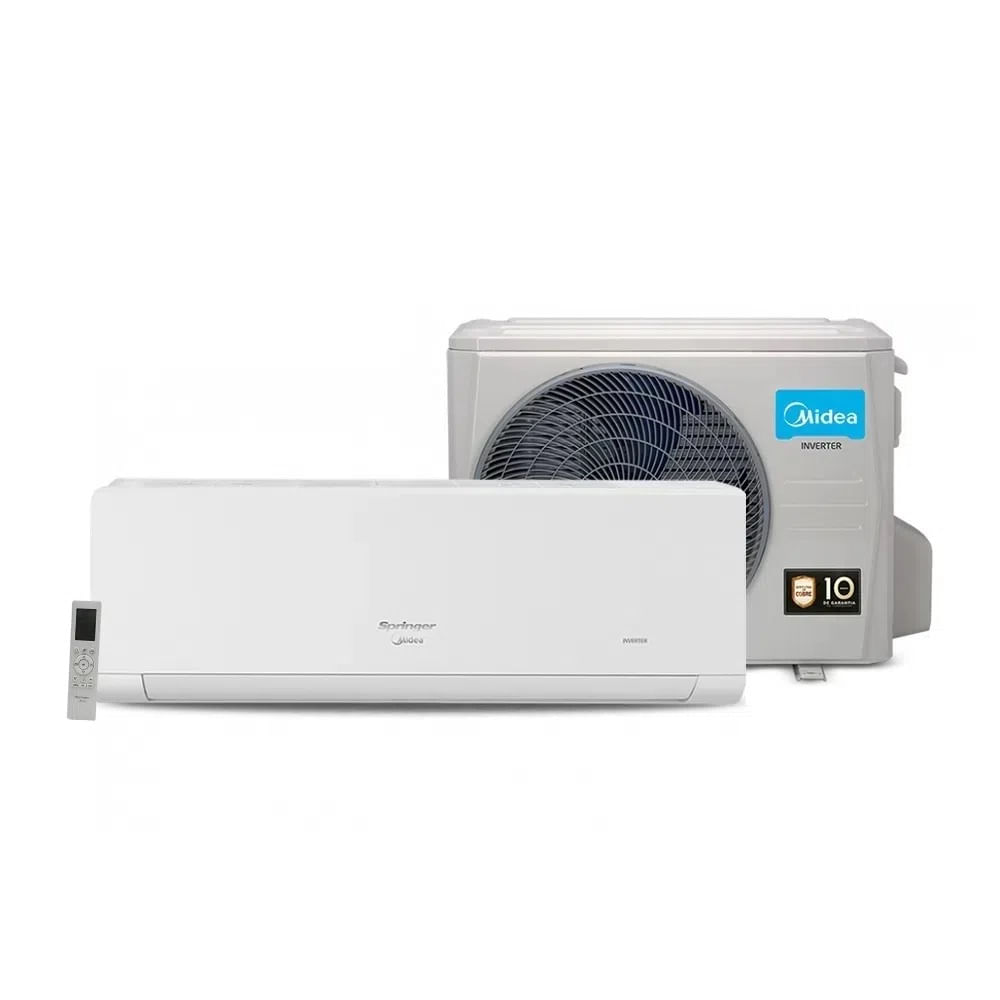 Ar Condicionado Split Inverter Springer Midea 9000 BTU/h Quente e Frio Xtreme Save Connect 42AGVQC09M5 - 220 Volts