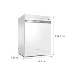 LavaLoucasBrastemp14ServicoscomCicloPesadoBrancaBLF14AB127Volts