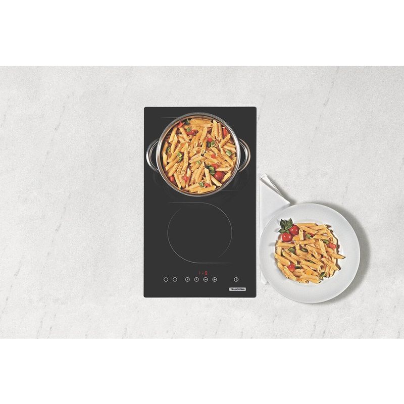 Cooktop Elétrico Tramontina 2 Bocas New Dominó Vitrocerâmico com