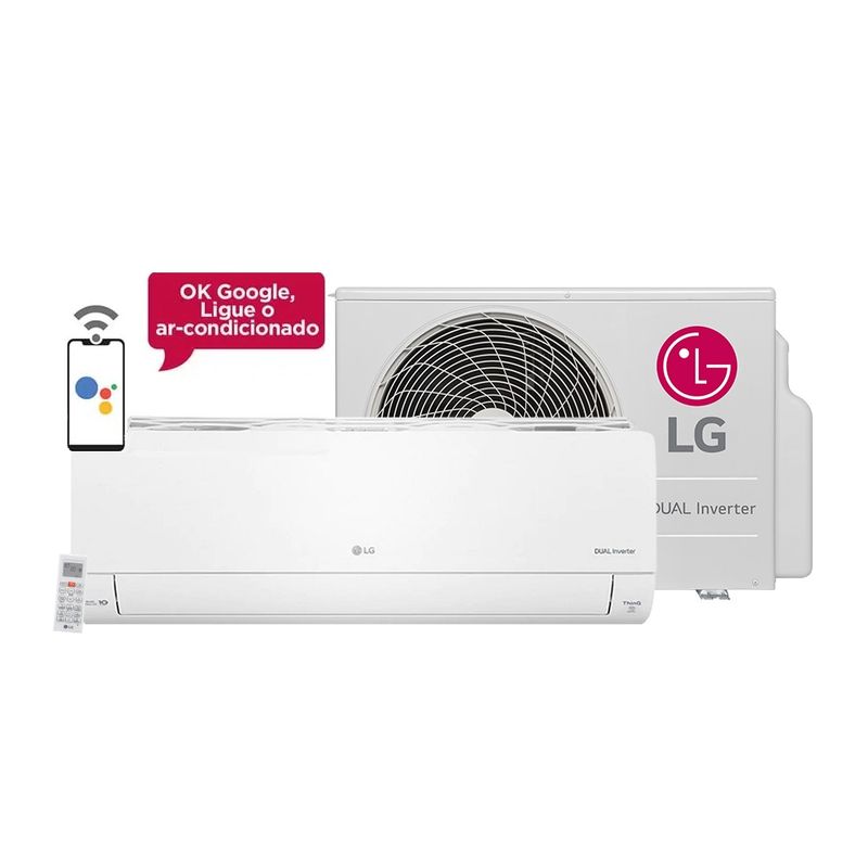 ArCondicionadoSplitHiWallInverterLGDualVoice18000BTUhFrioS4NQ18KL31BEB2GAMZ220Volts