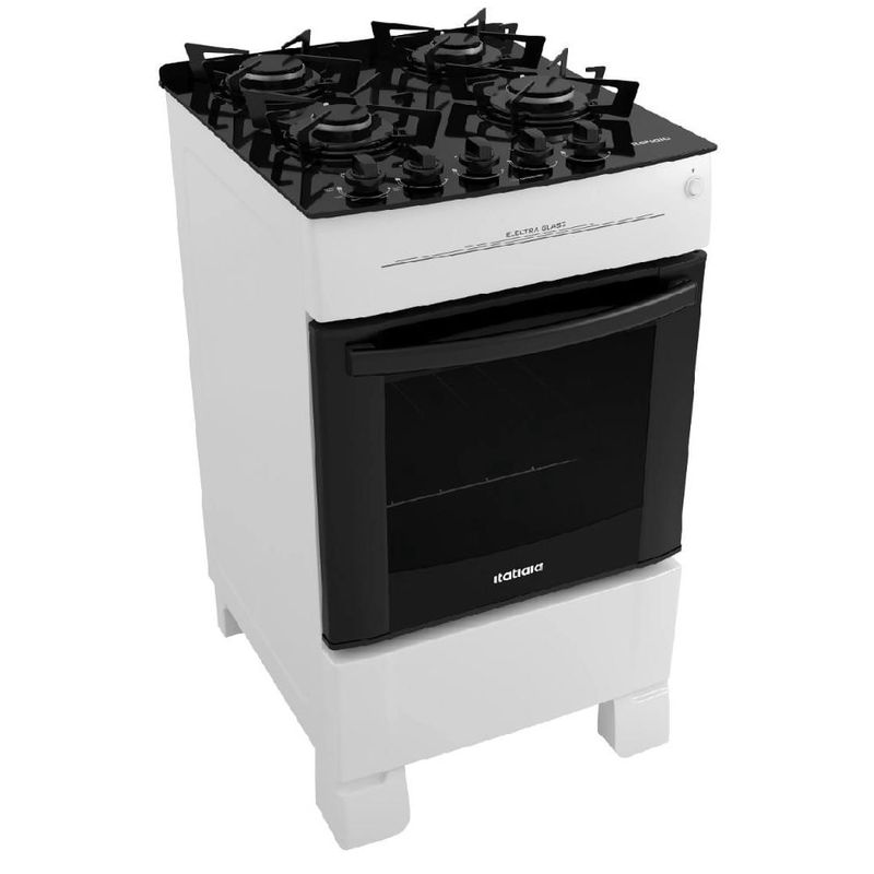 FogaodePisoItatiaia4BocasElectraGlassBranco–Bivolt