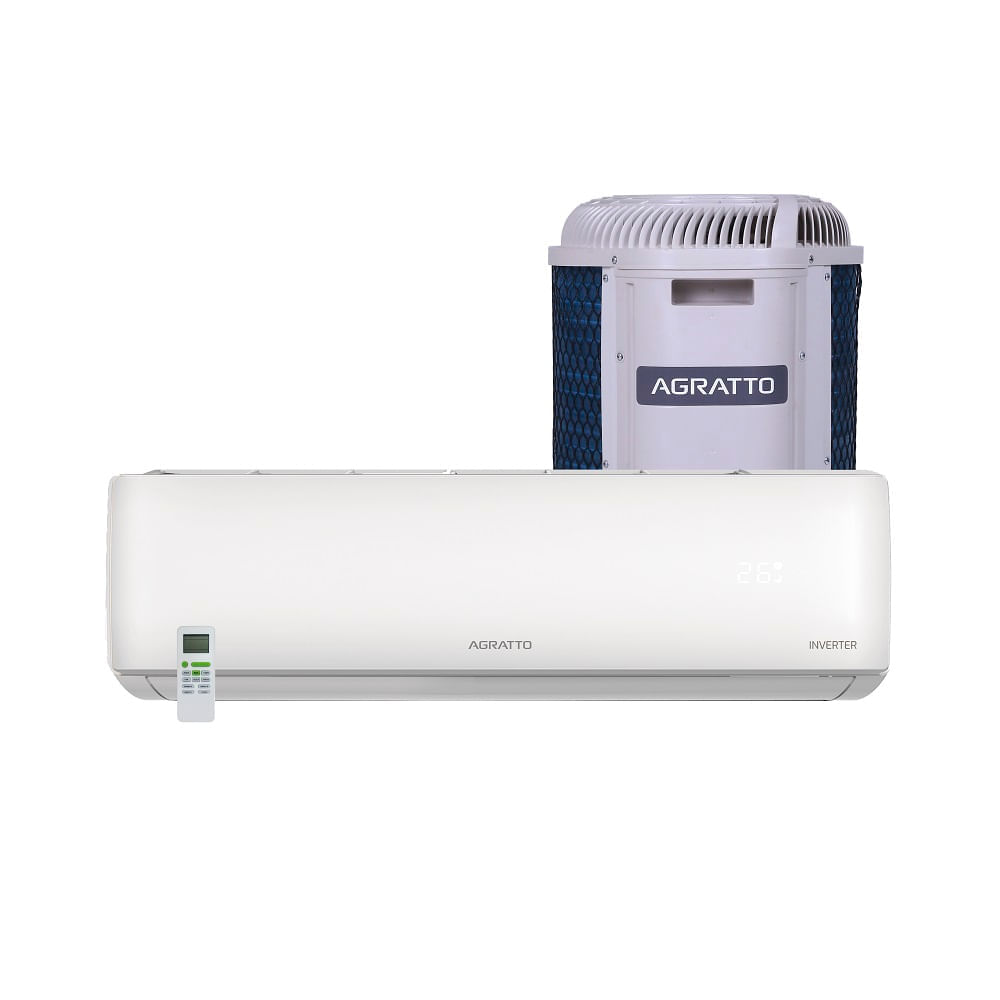 ArcondicionadoSplitHiWallInverterAgrattoLiv12000BTUhQuenteeFrioLCST12QF–220Volts