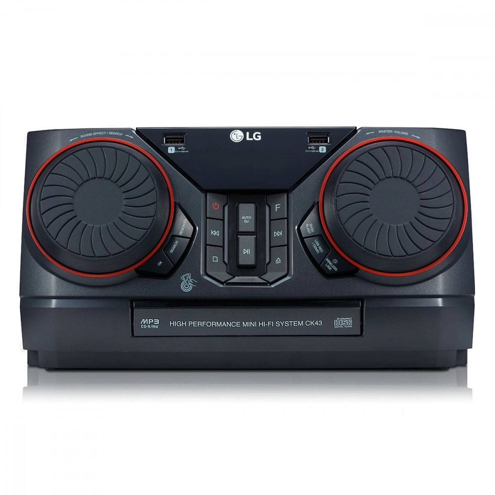 Mini System LG XBoom CK43 220 Watts Multi Bluetooth Sound Sync Wireless ...