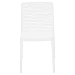 Conjuntode4CadeirasTramontinaIsabelleemPolipropilenoeFibradeVidroBranca