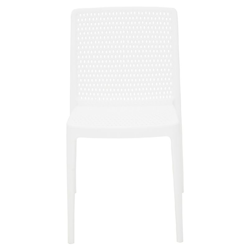 Conjuntode4CadeirasTramontinaIsabelleemPolipropilenoeFibradeVidroBranca