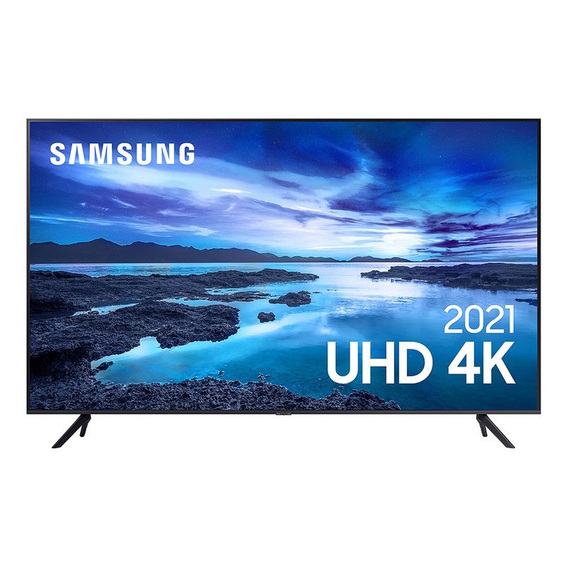 SmartTVSamsung55”CinzaAU7700–Bivolt