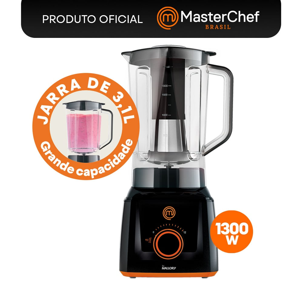 Liquidificador-Mallory-1300W-31L-12-Veloc.-Preto-Masterchef-220V