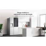 RefrigeradorSmartLG598LitrosSidebySideInstaViewCraftIceUvnanoAcoEscovadoGCX257CSH1220Volts