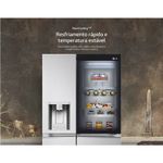 RefrigeradorSmartLG598LitrosSidebySideInstaViewCraftIceUvnanoAcoEscovadoGCX257CSH1220Volts