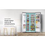 RefrigeradorSmartLG598LitrosSidebySideInstaViewCraftIceUvnanoAcoEscovadoGCX257CSH1220Volts