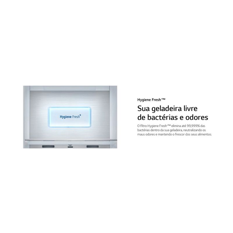 RefrigeradorSmartLG598LitrosSidebySideInstaViewCraftIceUvnanoAcoEscovadoGCX257CSH1220Volts