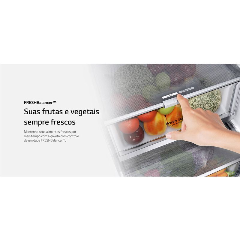RefrigeradorSmartLG598LitrosSidebySideInstaViewCraftIceUvnanoAcoEscovadoGCX257CSH1220Volts