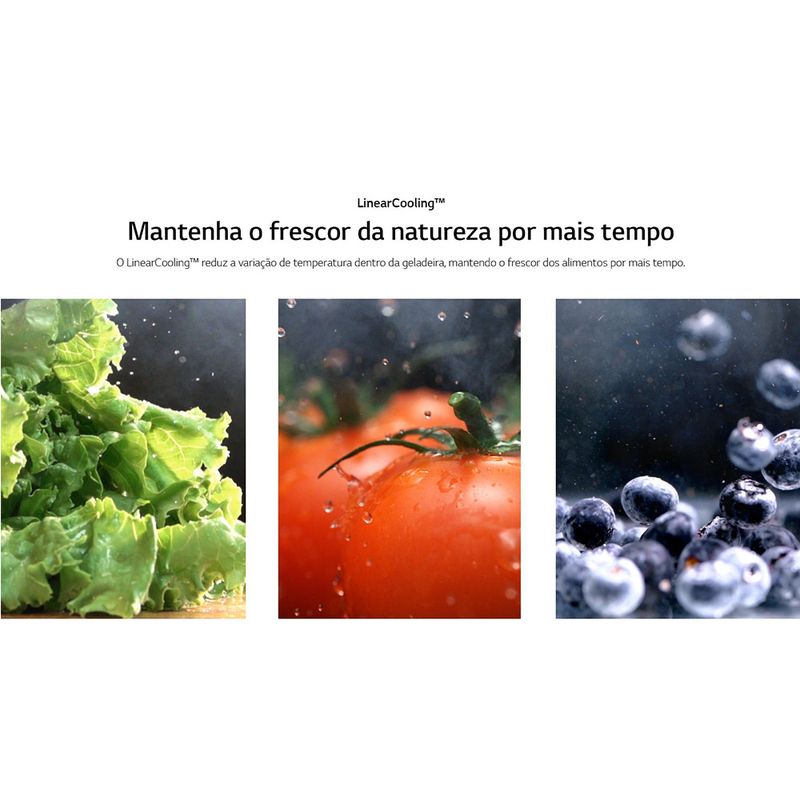 RefrigeradorSmartLG598LitrosSidebySideInstaViewCraftIceUvnanoAcoEscovadoGCX257CSH1220Volts