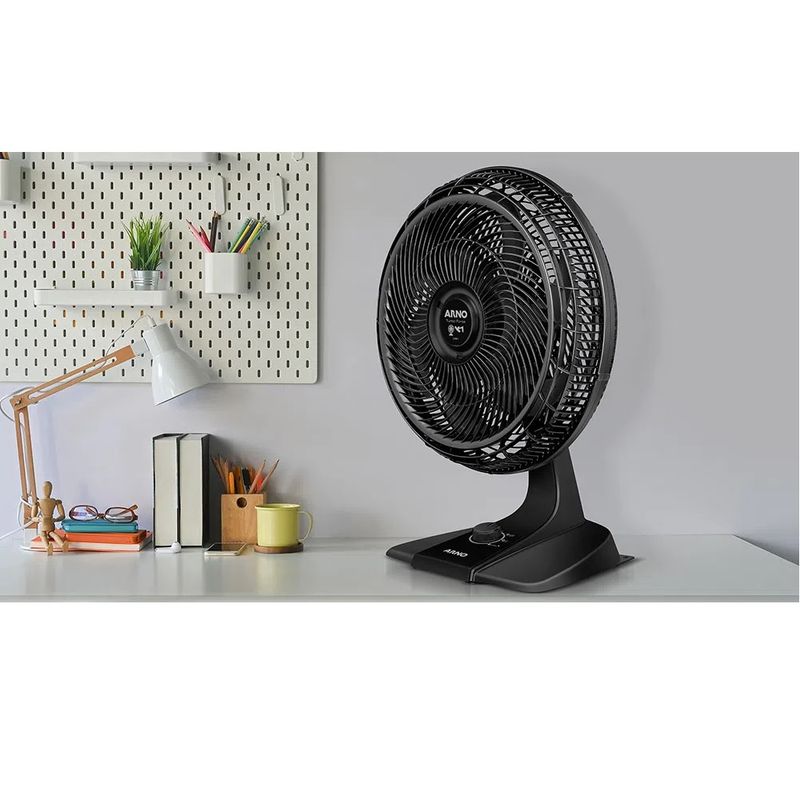 VentiladorArno2em1TurboForcePretoVF42–220Volts