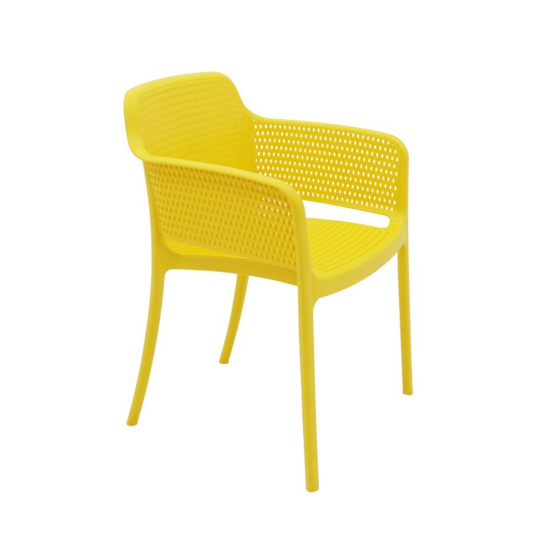 Conjunto-de-4-Cadeira-Tramontina-Vanda-Amarelo