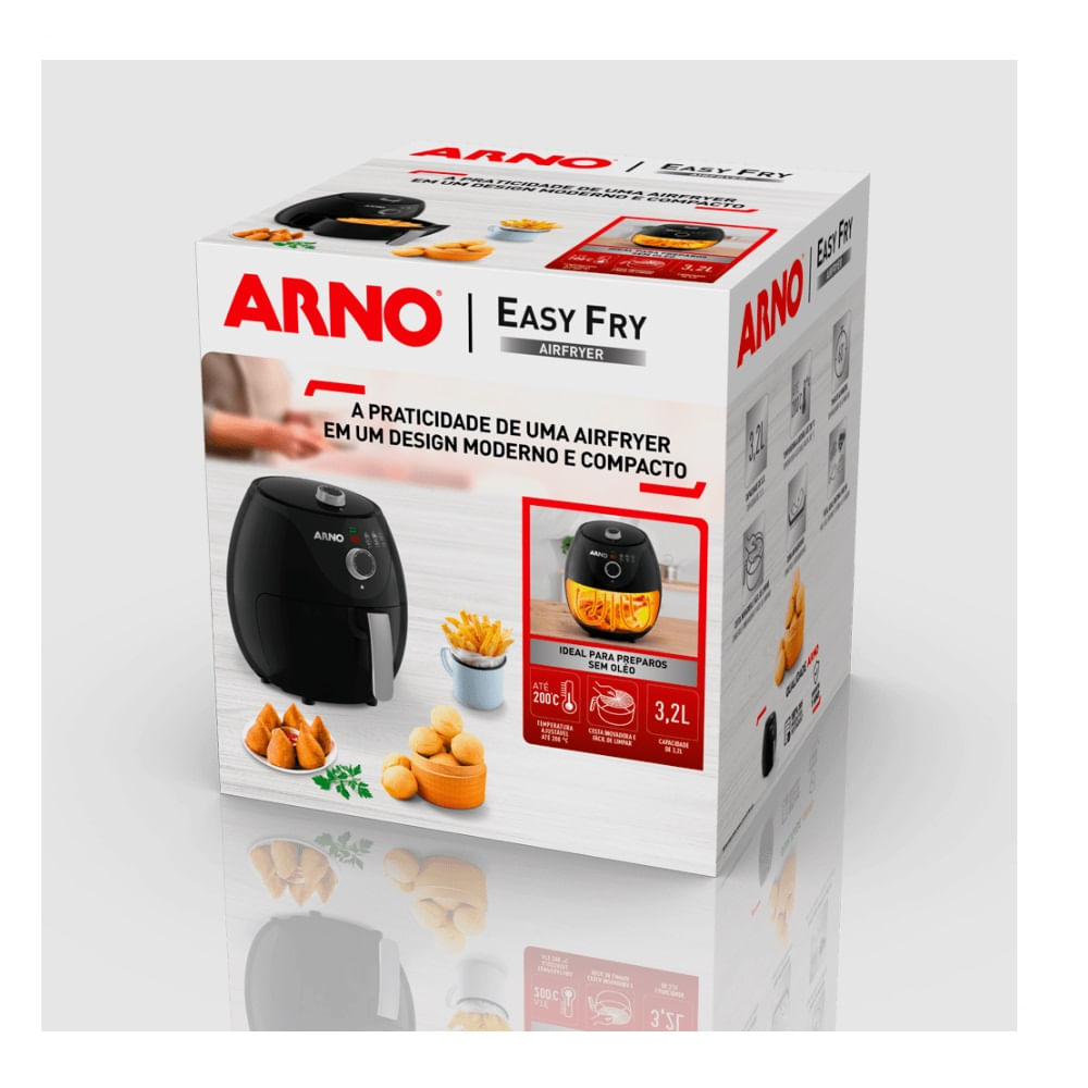 Air-Fryer-Arno-32-Litros-Easy-Fry-Preta-220V-EZFP