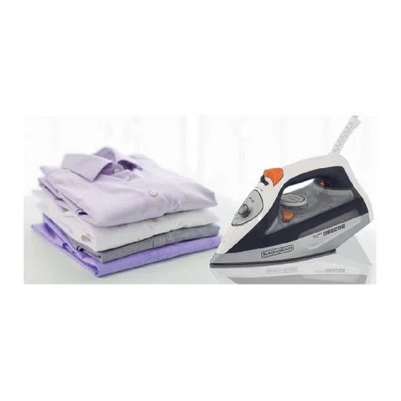 Ferro-a-Seco-Black-Decker-Com-reservatorio-de-470ml-cinza-E-Laranja-FX3100-B2---220-Volts