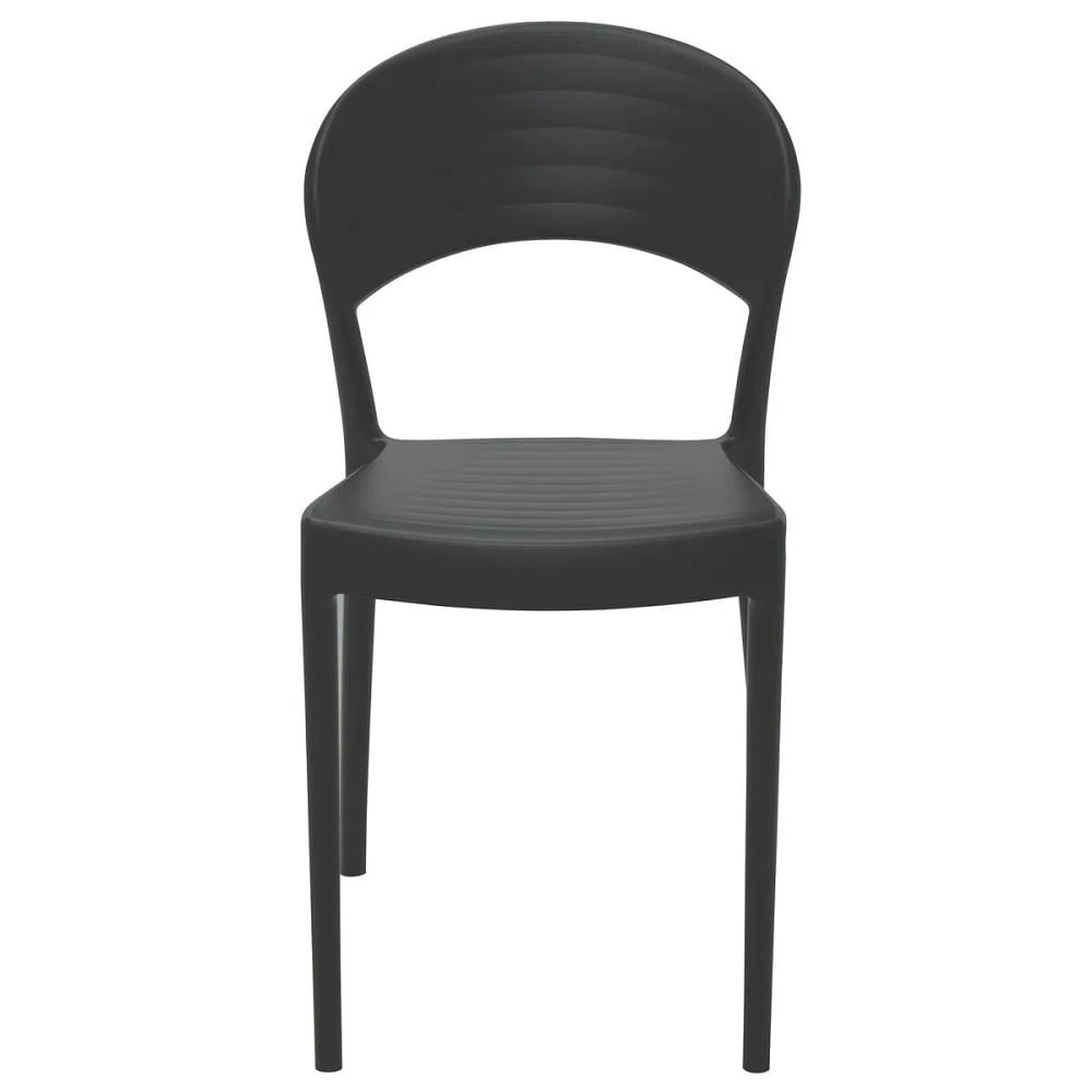 Cadeira Tramontina Sofia em Polipropileno e Fibra de Vidro Laranja com  Encosto Fechado de Qualidade em Promoção