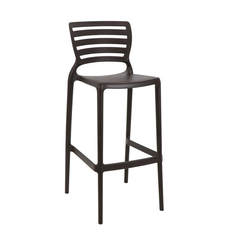 Conjunto-de-4-Cadeiras-Plasticas-Tramontina-Sofia-Alta-Bar-em-Polipropileno-e-Fibra-de-Vidro-Marron