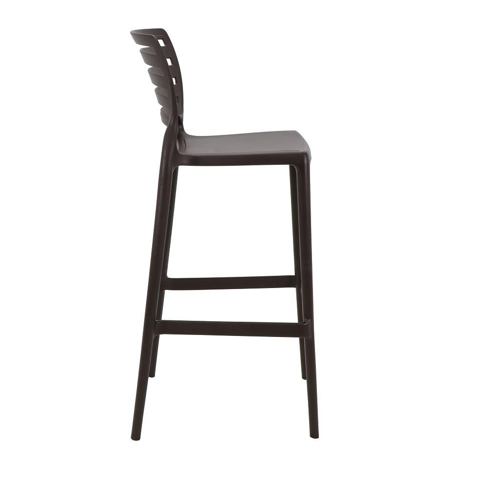 Conjunto-de-4-Cadeiras-Plasticas-Tramontina-Sofia-Alta-Bar-em-Polipropileno-e-Fibra-de-Vidro-Marron