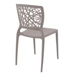 Conjuntode4CadeirasPlasticasTramontinaJoanaemPolipropilenoeFibradeVidroCamurca