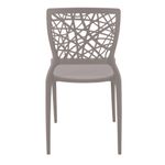 Conjuntode4CadeirasPlasticasTramontinaJoanaemPolipropilenoeFibradeVidroCamurca