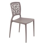 Conjuntode4CadeirasPlasticasTramontinaJoanaemPolipropilenoeFibradeVidroCamurca